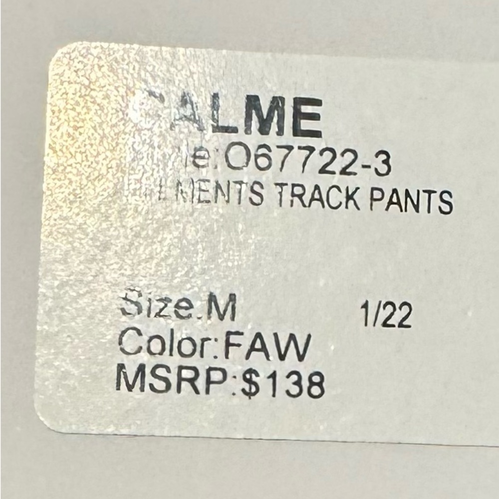 Calme Elements Track Pants - Medium